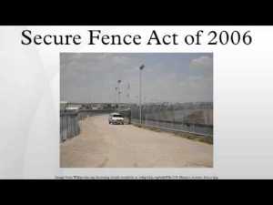 secure fence act 2006